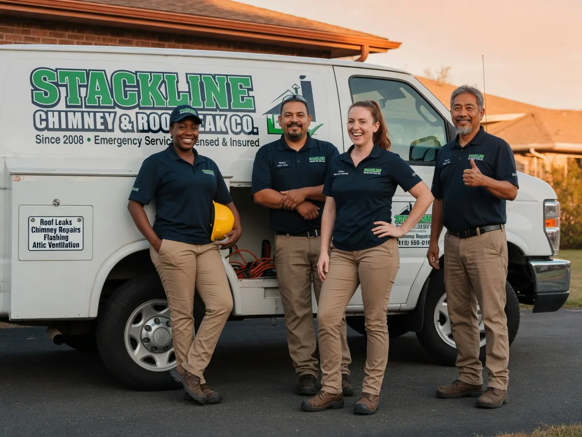 Chimney flashing repair company in Amonate, VA